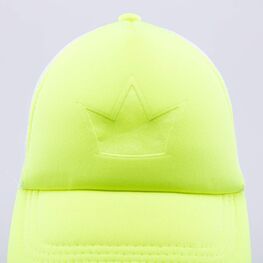 07809046-40 Кепка-бейсболка с сеткой для девочки неоновый-желтый для девочки неоновый + желтый фото №3