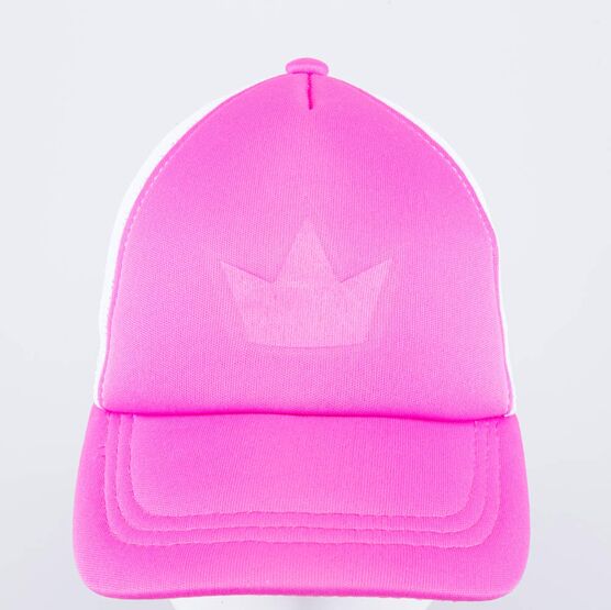 07809047-40 Кепка-бейсболка с сеткой для девочки розовый-белый для девочки розовый + белый фото №3