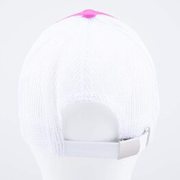 07809047-40 Кепка-бейсболка с сеткой для девочки розовый-белый для девочки розовый + белый фото №4