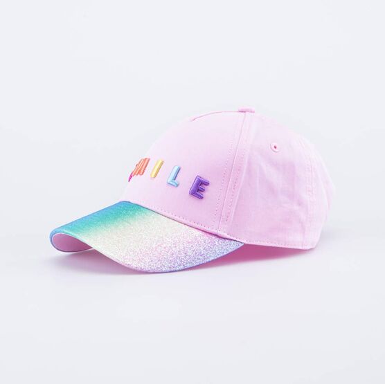 07809060-40 Кепка-бейсболка для девочки Сияние розовый для девочки розовый