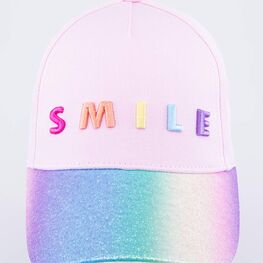 07809060-40 Кепка-бейсболка для девочки Сияние розовый для девочки розовый фото №4