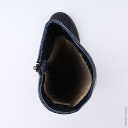 762033-32 Сапожки для девочки светло-синий фото №4