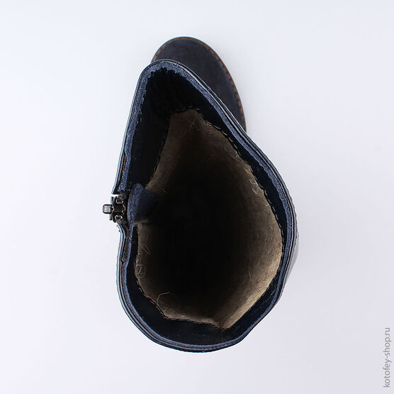 762033-32 Сапожки для девочки светло-синий фото №4