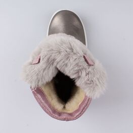 462100-41 Сапожки для девочки срб-роз фото №4