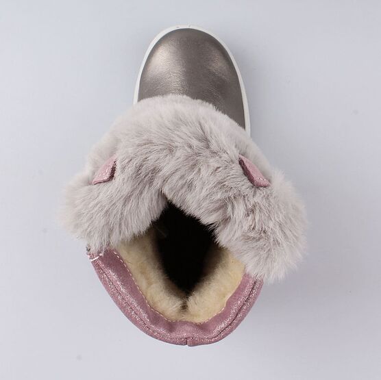 462100-41 Сапожки для девочки срб-роз фото №4