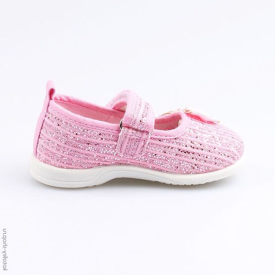 131127-12 Текстильная обувь для девочки розовый фото №2