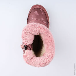 464922-42 Мембранные сапожки для девочки розовый фото №4