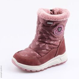 464922-42 Мембранные сапожки для девочки розовый