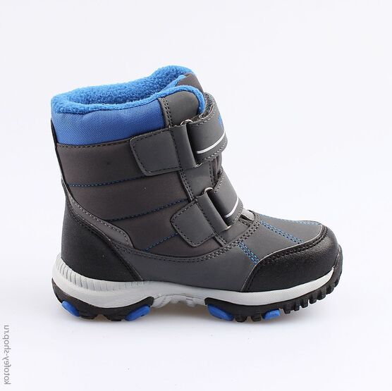 454994-42 Мембранные ботинки для мальчики сер-син фото №2