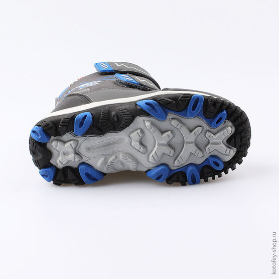 454994-42 Мембранные ботинки для мальчики сер-син фото №3