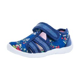 421031-11 Босоножки текстильные для девочки светло-синий