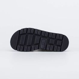 522189-22 Кожаные сандалии на липучках Игра для мальчики черный + серый фото №3