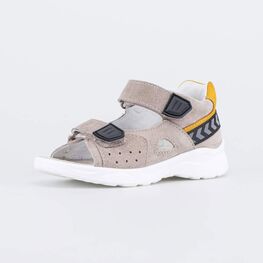 522191-22 Кожаные сандалии для мальчика Бежевый для мальчики бежевый