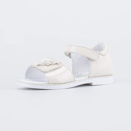 523070-21 Нарядные босоножки для девочки для девочки бежевый