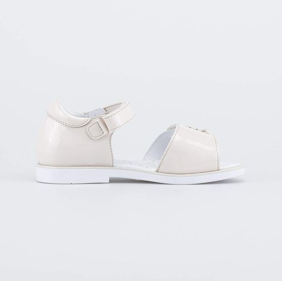 523070-21 Нарядные босоножки для девочки для девочки бежевый фото №2