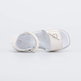 523070-21 Нарядные босоножки для девочки для девочки бежевый фото №4