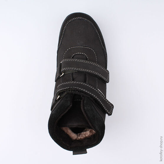 652125-51 Сапожки для мальчики черный фото №4