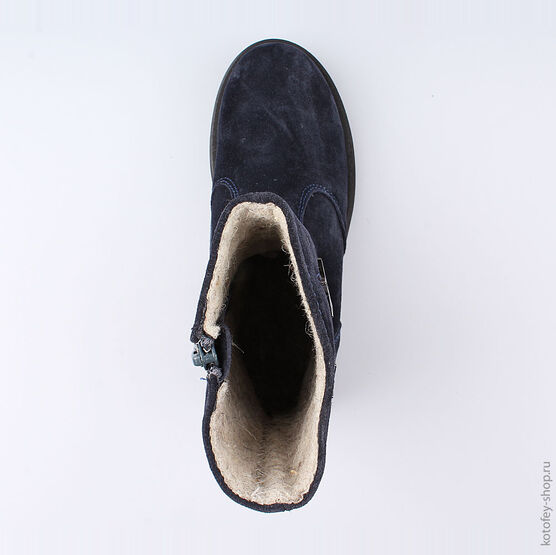 662141-31 Сапожки для девочки светло-синий фото №4