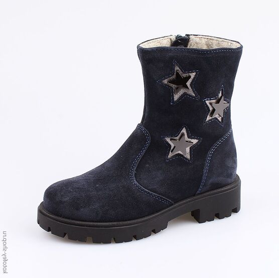 662141-31 Сапожки для девочки светло-синий