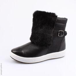 762047-43 Сапожки для девочки черный