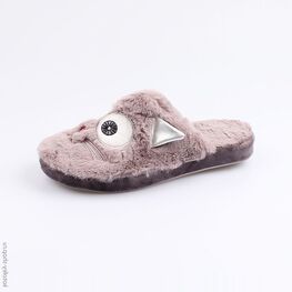 731058-12 Тапочки для девочки серый