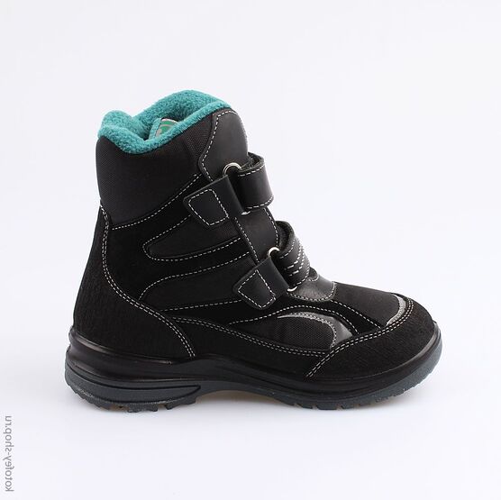 654978-42 Мембранные ботинки для мальчики чер-зел фото №2