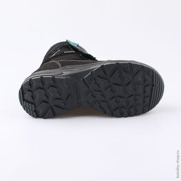 654978-42 Мембранные ботинки для мальчики чер-зел фото №3