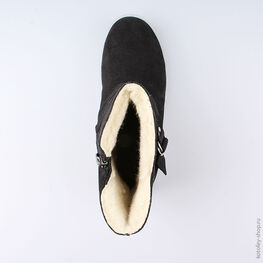 762049-41 Сапожки для девочки черный фото №4