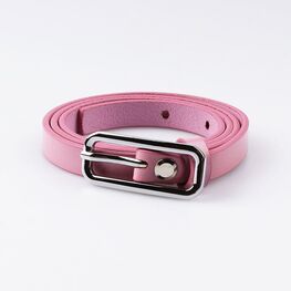 03804012-25 Ремень кожаный для девочек Розовый для девочки розовый