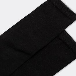 07042246-01 Хлопковые однотонные носки черные для универсальные черный фото №2