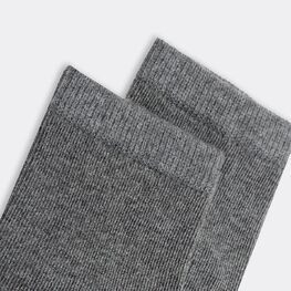 07042246-03 Хлопковые однотонные носки серые для универсальные серый фото №2