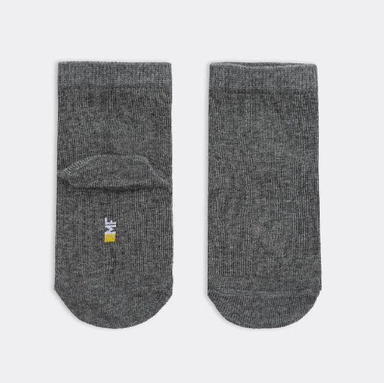 07042246-03 Хлопковые однотонные носки серые для универсальные серый фото №3