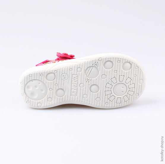 221038-11 Босоножки текстильные для девочки фуксия фото №3