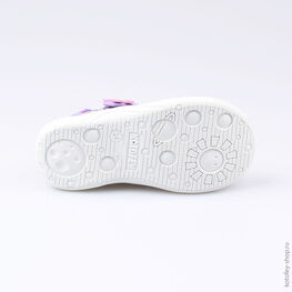 221038-12 Босоножки текстильные для девочки сиреневый фото №3