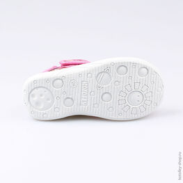 221041-11 Босоножки текстильные для девочки роз-цве фото №3