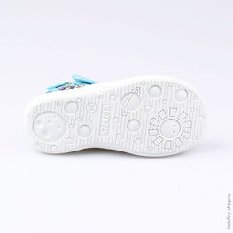 221041-12 Босоножки текстильные для девочки гол-цве фото №3