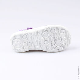 221054-11 Босоножки текстильные для девочки фиолетовый фото №3