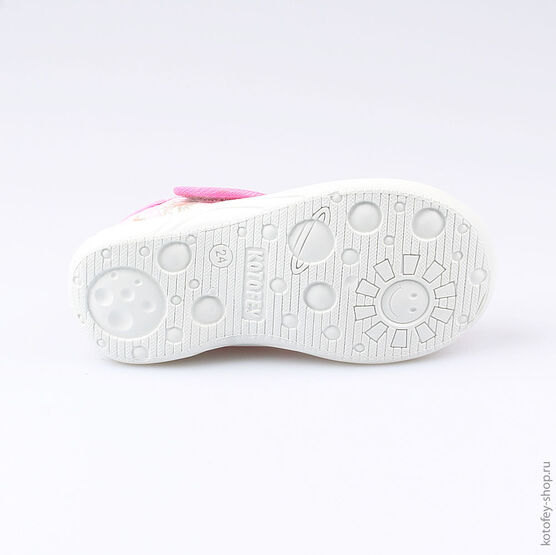 231111-13 Текстильная обувь для девочки розовый фото №3