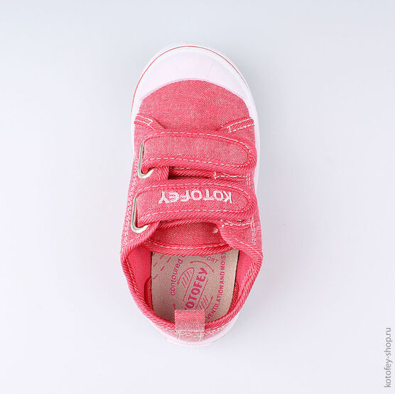 341025-11 Кеды для девочки розовый фото №4