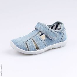 421032-11 Сандалии текстильные для мальчики голубой