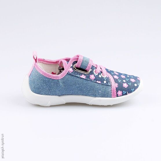 431097-11 Текстильная обувь для девочки роз-гол фото №2