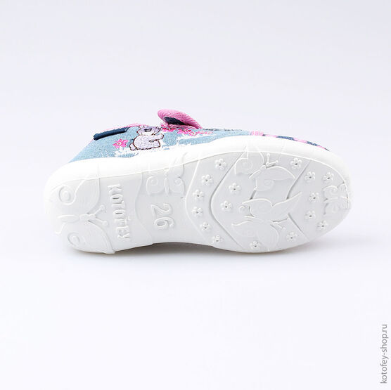 431097-11 Текстильная обувь для девочки роз-гол фото №3