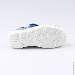 431109-11 Текстильная обувь для девочки светло-синий фото №3