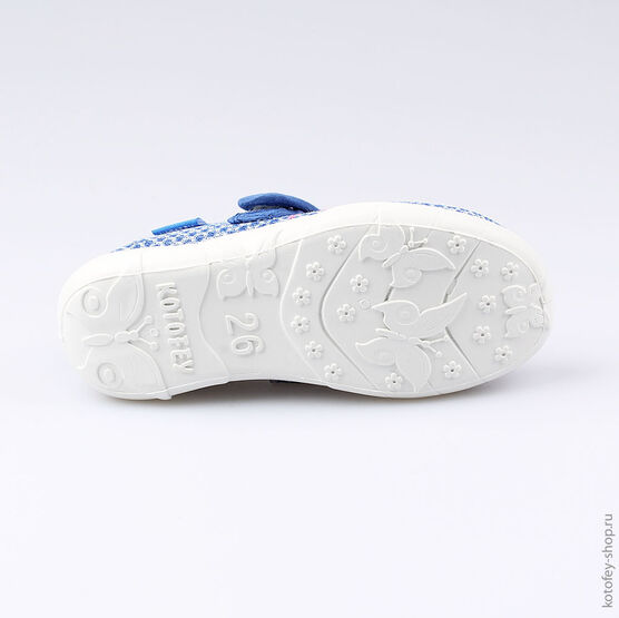431109-11 Текстильная обувь для девочки светло-синий фото №3