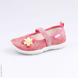 431110-12 Текстильная обувь для девочки коралл