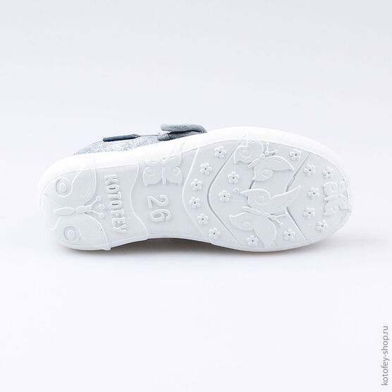431111-11 Текстильная обувь для девочки светло-синий фото №3