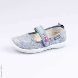 431111-11 Текстильная обувь для девочки светло-синий