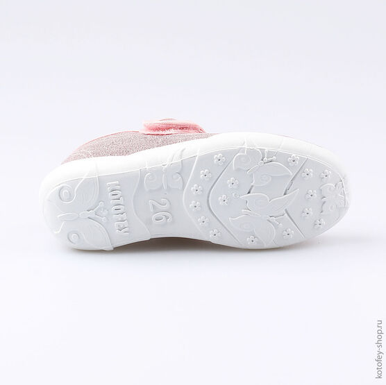 431114-12 Текстильная обувь для девочки розовый фото №3