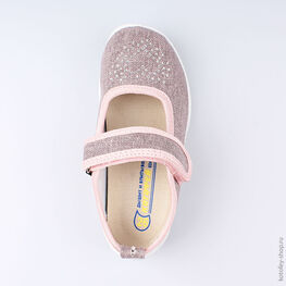 431114-12 Текстильная обувь для девочки розовый фото №4