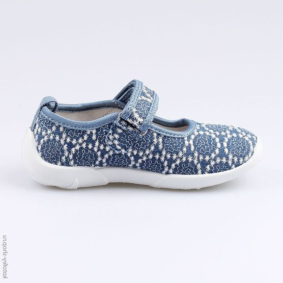 431115-12 Текстильная обувь для девочки светло-синий фото №2